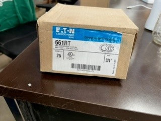 Eaton Crouse Hinds 3/4 IN EMT Compression Conduit Coupling - New Surplus