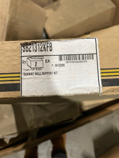 Cooper B-Line SB21312KFB Runway Wall Support Kit (Set of 2)- New Surplus