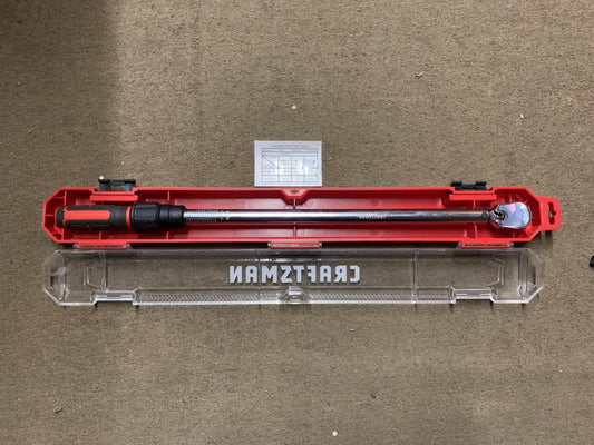 Craftsman CMMT99434 Micrometer Torque Wrench  -  Used