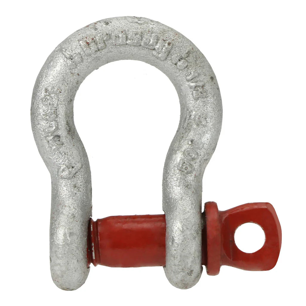 Crosby 1018614 G-209 Screw Pin  1-1/2in. Anchor Shackle Load Tested with 17 Ton WLL  -  Reconditioned