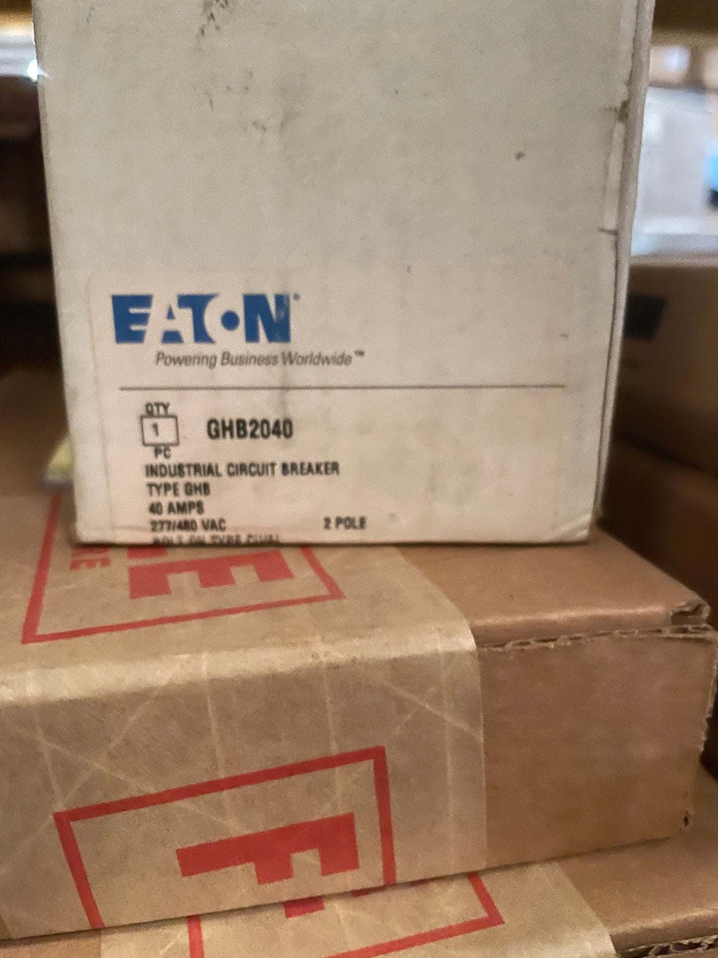 Eaton GHB2040 Series C Industrial Circuit Breaker 30A 2P - New Surplus