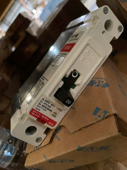 Eaton HFD1020 Circuit Breaker 20A 1P - New Surplus