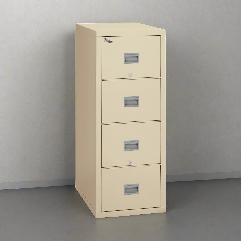 FireKing Classic 4-1831-CPA Vertical 4 Drawer File Cabinet - Used