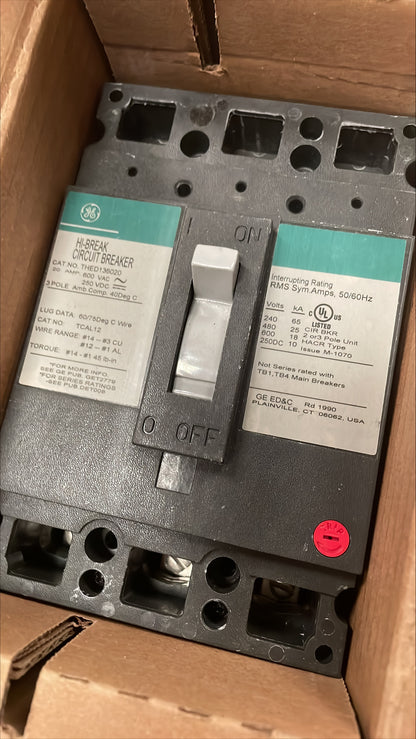 Schneider Electric EDB34045 Square D Circuit Breaker 45A 3P - New Surplus