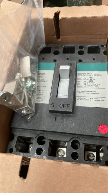 General Electric THED136020 3 Pole Circuit Breaker - New Surplus