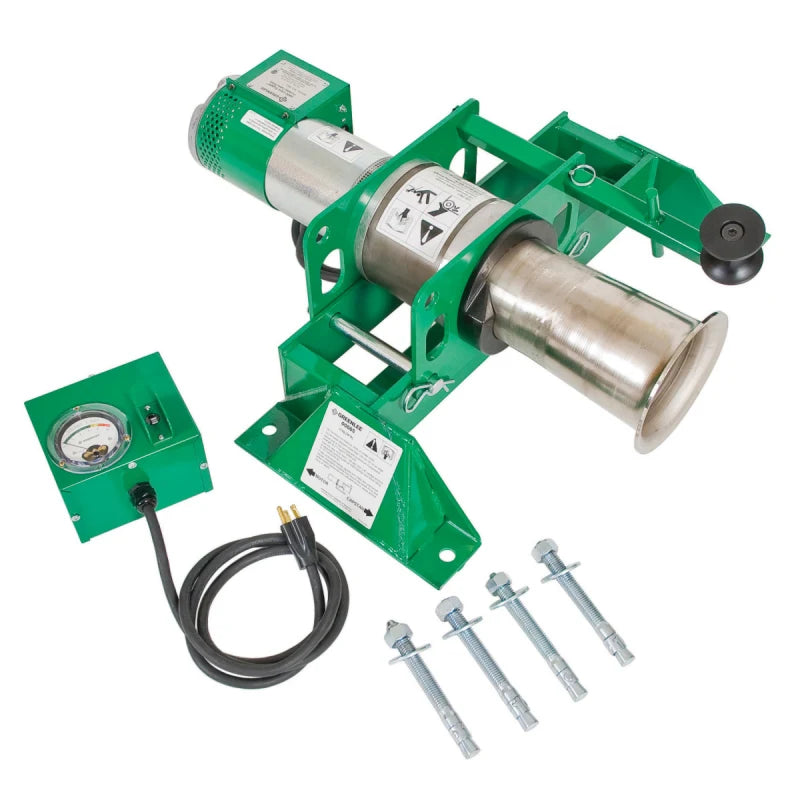 Greenlee 6800 UT8 Cable Puller with 8000lb Capacity & Force Gauge - Reconditioned