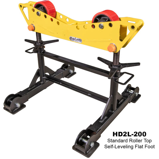 LJ Welding Automation HD2L-200 Height Adjustable 2Ton Pipe Roll Stand 