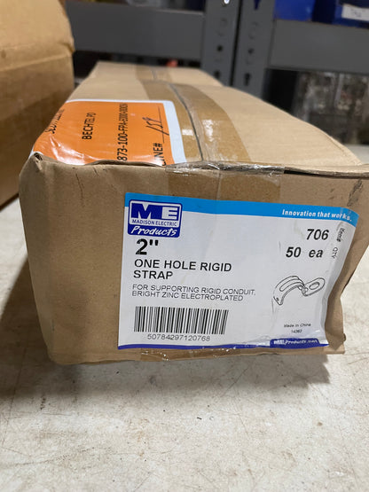 Southwire Madison Electric 706 Conduit & Pipe Strap Clamp (Qty 50) - New Surplus