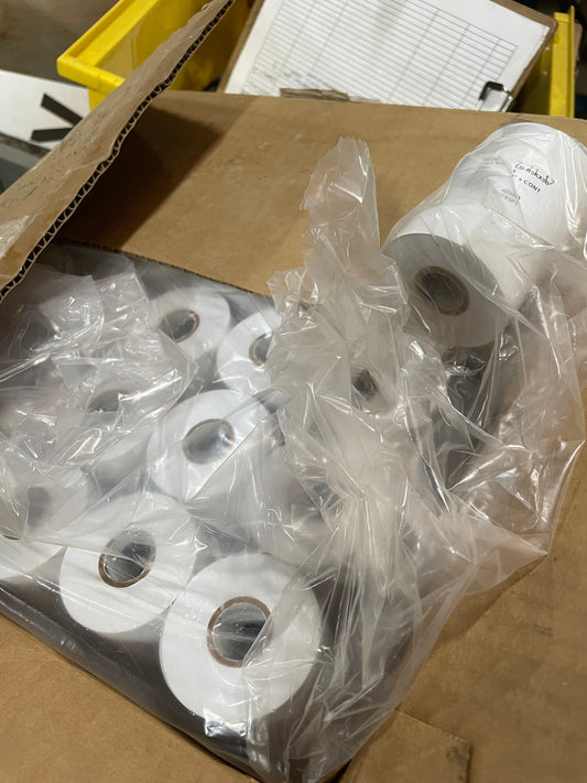 Zebra Technologies LD-R3KX5B 4000D Receipt Paper (36 Rolls Per Box)- New Surplus