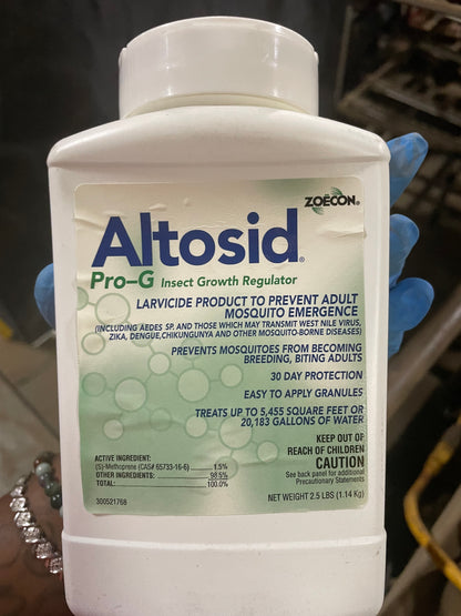 Zoecon Altosid Pro-G Mosquito Larvicide - New Surplus