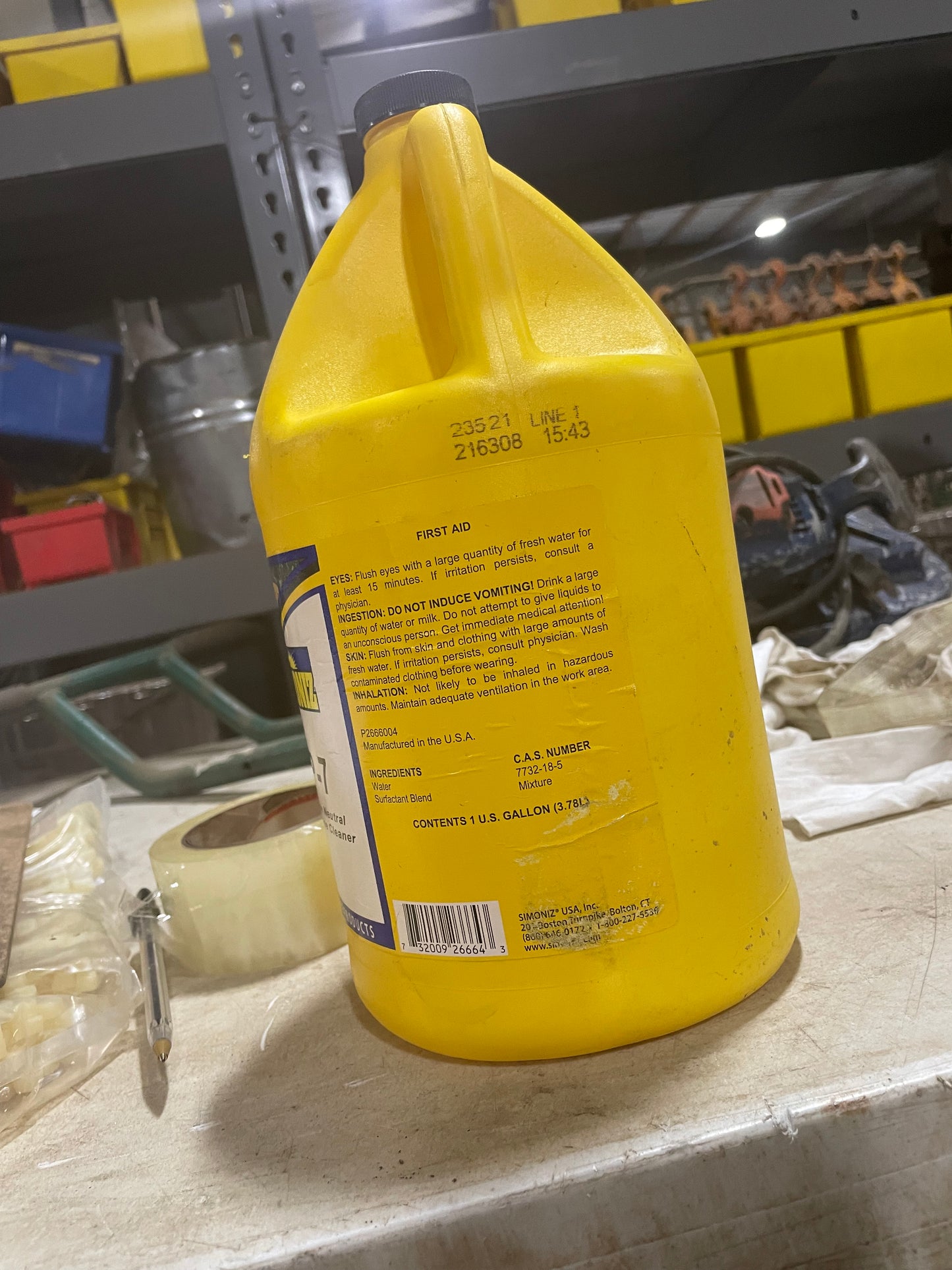 Simoniz Ap-7 Neutral Floor Cleaner - New Surplus