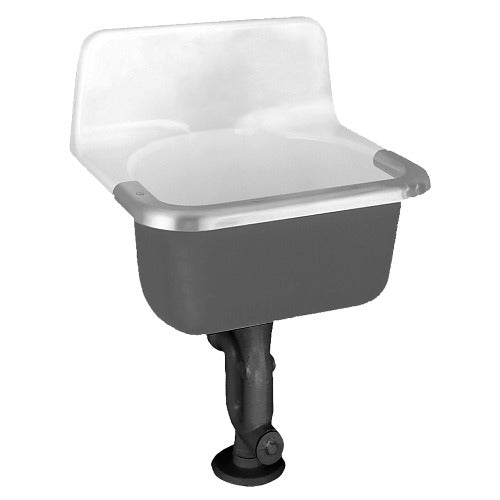  Lakewell 7692000.020 - 22” x 18” Sink with Plain Back and Rim Guard