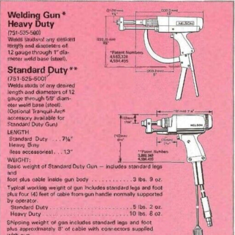 TRW Nelson 201 6000 Dual Stud Welder