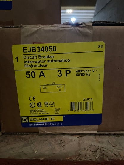 Schneider Electric HGL36000S15 Square D Circuit Breaker 150A 3P - New Surplus