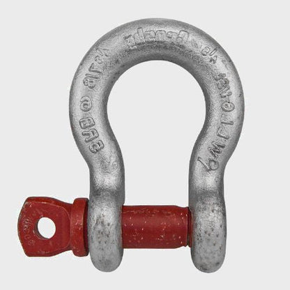 Crosby 1018614 G-209 Screw Pin  1-1/2in. Anchor Shackle Load Tested with 17 Ton WLL  -  Reconditioned