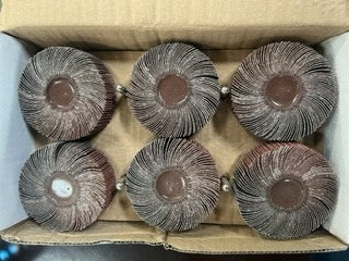 CGW 39949 3x1x1/4 ALUMINUM OXIDE FLAP WHEELS - New Surplus