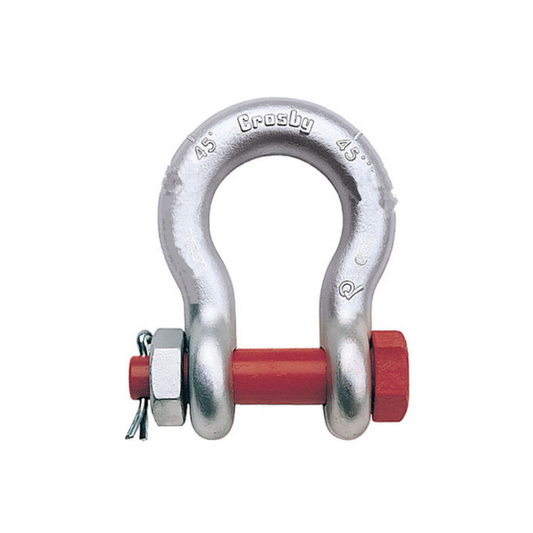 Crosby 1021174 G-2140 Anchor Shackle 2-1/2in. Bolt Type with 85Ton WLL  - Reconditioned