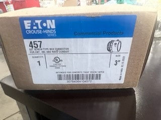 Eaton Crouse-Hinds 457 3in. EMT Straight