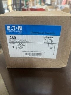 Eaton Crouse-Hinds 469 Set Screw Type Coupling  -  New Surplus