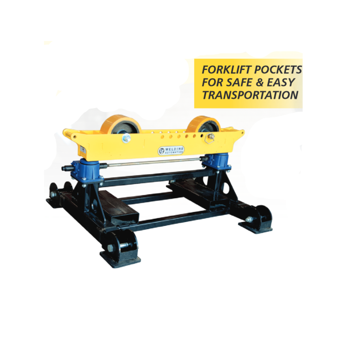 LJ Welding Automation SHD-850 Adjustable 4Ton Pipe Roller Support Stand for 4in. to 48in. Diameter Pipe