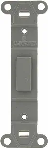 Leviton 80700-GY Blank Insert  with Mounting Screws (Grey) - New Surplus