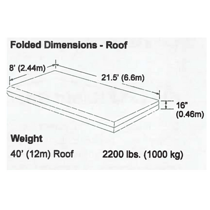 ATCO Rapid Roof System for 40ft Containers - Used