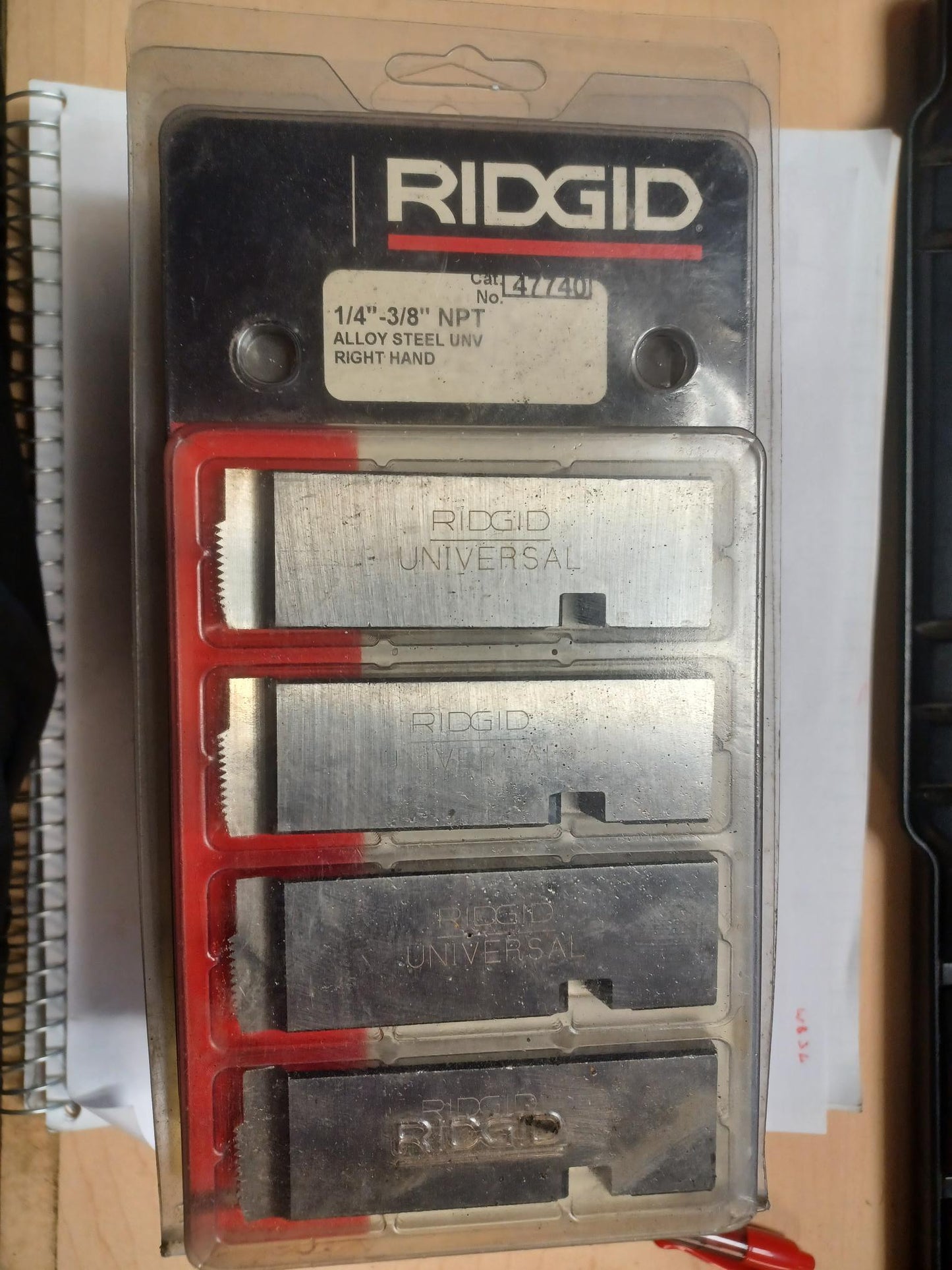 Ridgid 47740 Universal NPT Dies - New Surplus