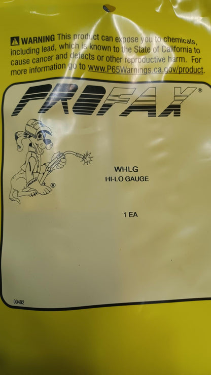 Profax WHLG Hi-Lo Gauge English - New Surplus